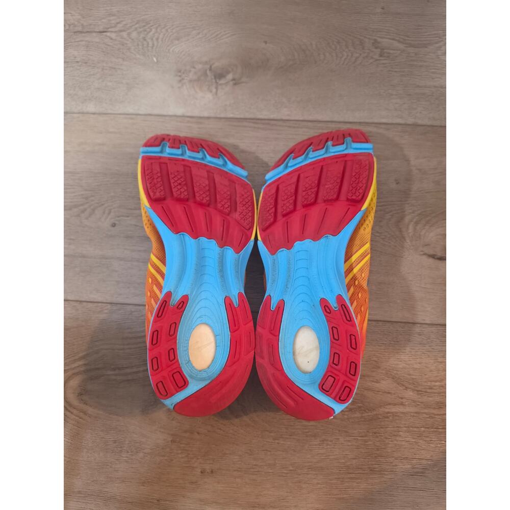 Newton Fate 8 Men's Size 11 Running Shoes Sunset Orange Blue M011522 Low Drop - Picture 7 of 8